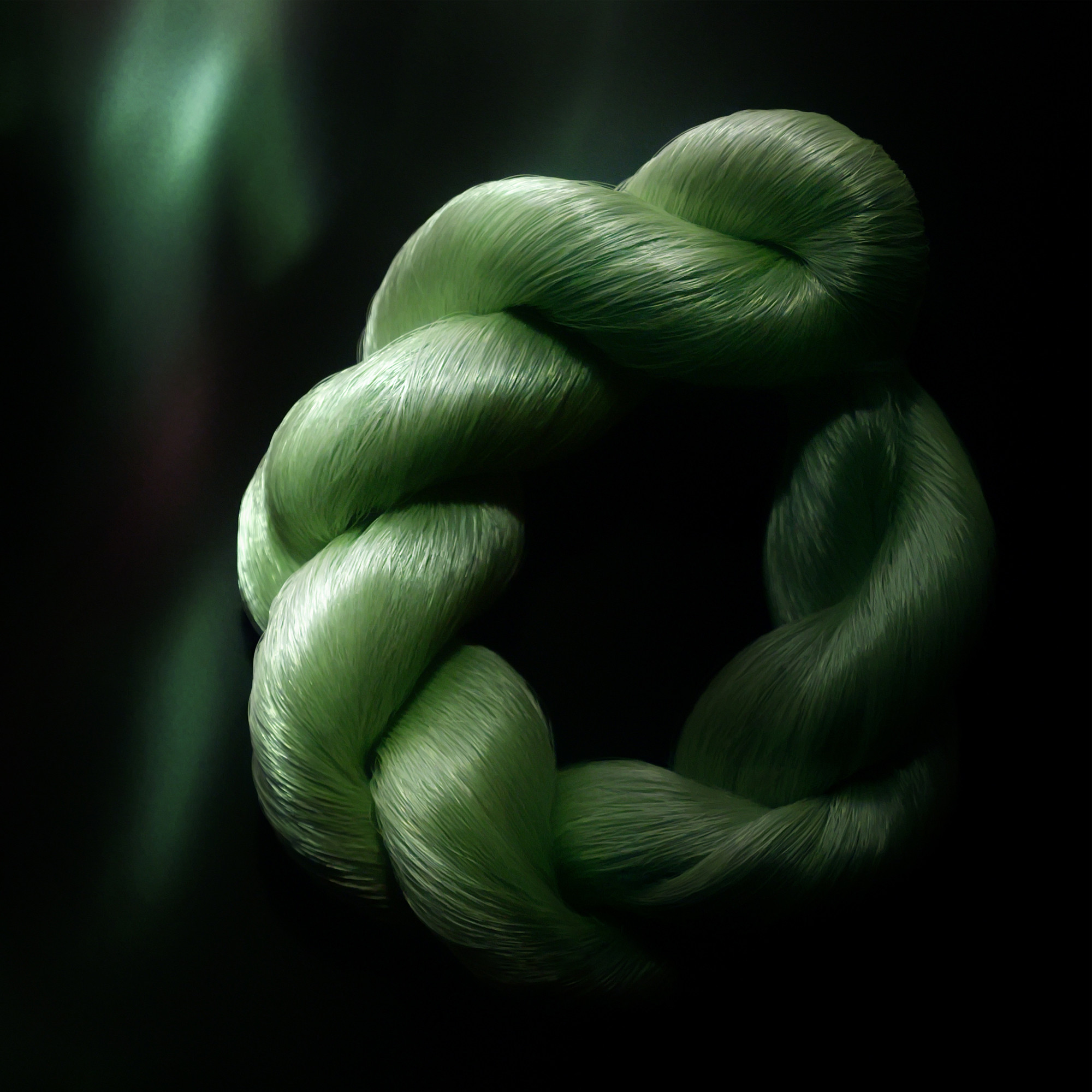 Green Treasured Silk